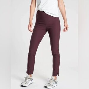 NWT Athleta | Wander Slim Ankle Pant | Burgandy | Size 2